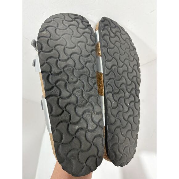 Birkenstock Franca Silver Birko Flor Narrow Sandals Sz 40 (US 9 -9.5) Sandal - Picture 6 of 8